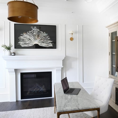 Mantel: Torino 60 Concrete Fireplace Mantel preview 1
