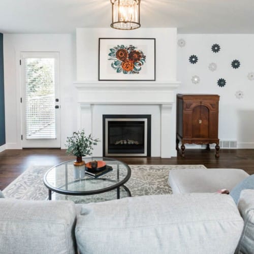 Mantel: Torino 60 Concrete Fireplace Mantel preview 2