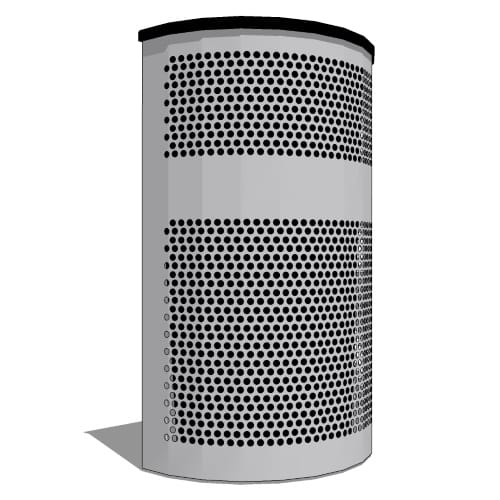 Venue Collection: 20 Gallon Half-Round Waste Receptacle (VC2234 HR)