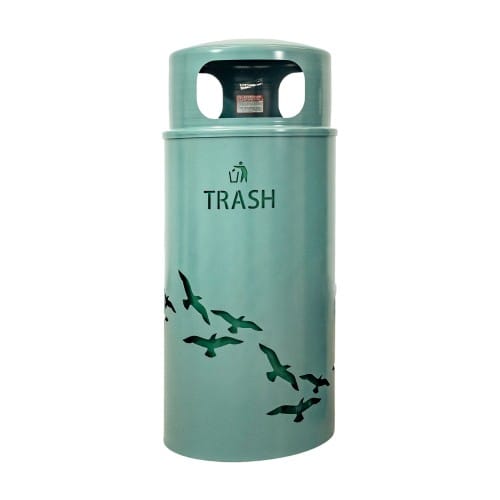 Nature Collection: 33 Gallon Bird Flock Trash Receptacle preview 1