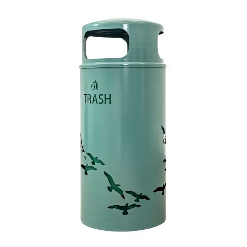 Nature Collection: 33 Gallon Bird Flock Trash Receptacle preview 5
