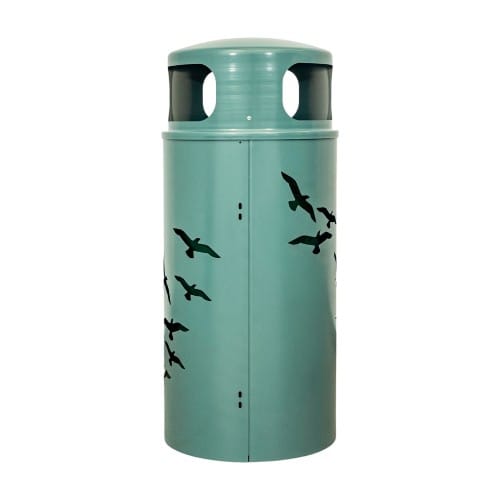 Nature Collection: 33 Gallon Bird Flock Trash Receptacle preview 6