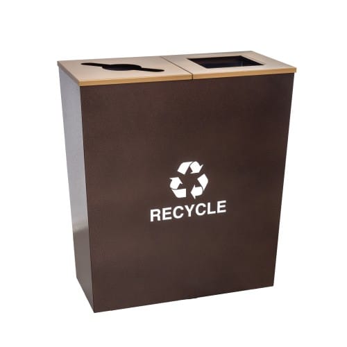 Metro Collection Two-Stream Receptacle - 36 Gallon preview 1