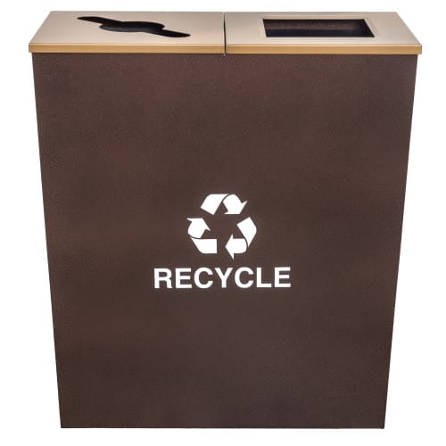 Metro Collection Two-Stream Receptacle - 36 Gallon preview 2