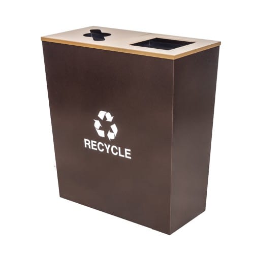Metro Collection Two-Stream Receptacle - 36 Gallon preview 3