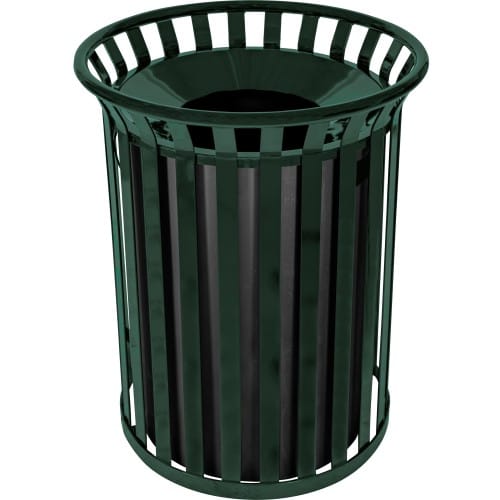 Streetscape Collection Outdoor Trash Receptacle - 37 Gallon preview 2