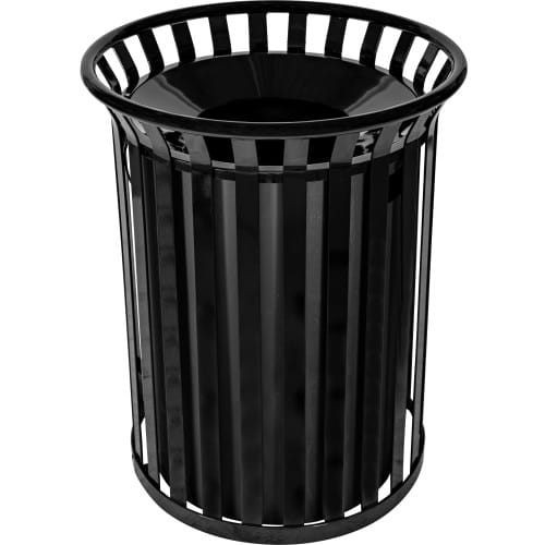 Streetscape Collection Outdoor Trash Receptacle - 37 Gallon preview 3