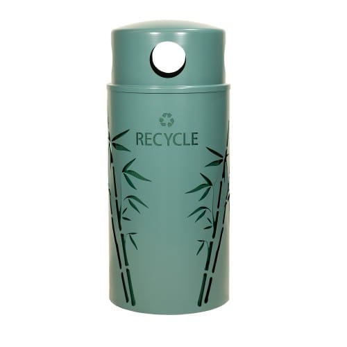 Nature Collection Bamboo Recycling Receptacle - 33 Gallon preview 2