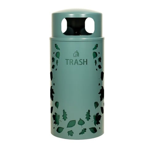 Nature Collection Leaves Waste Receptacle - 33 Gallon preview 2