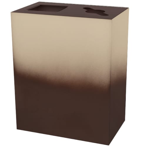 Gradience Collection: 36 Gallon, Dual Stream, Indoor Receptacle (RC-GRD2) preview 5
