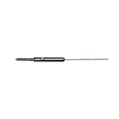Cable Railing Hardware for Wood Posts — Adjust-a-Body® with Hanger Bolt preview 1