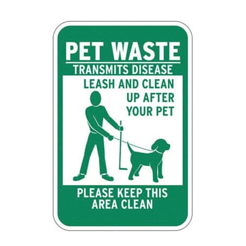 Pet Waste Transmits Disease Sign preview 1
