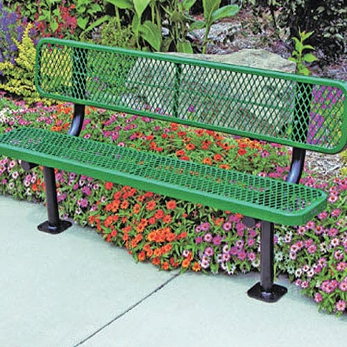 Thermoplastic Steel Benches - 6 Foot preview 1