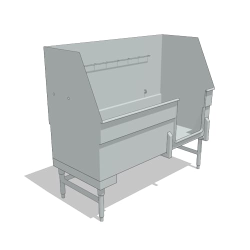 preview of Step-In Tub with Hair Catching System: 60" x 27" - Left Drain (W60HTY-LH)