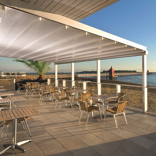 Mito Pergola® Retractable Fabric Roofs For Residences, Restaurants & Hotels preview 1