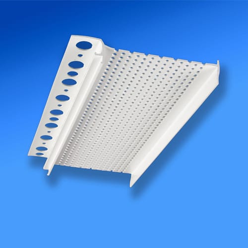 Vinyl Stucco System Accessories: Vinyl Continuous Stucco Shadow Vent and Vinyl Continuous Stucco Soffit Vent (1-piece) preview 1