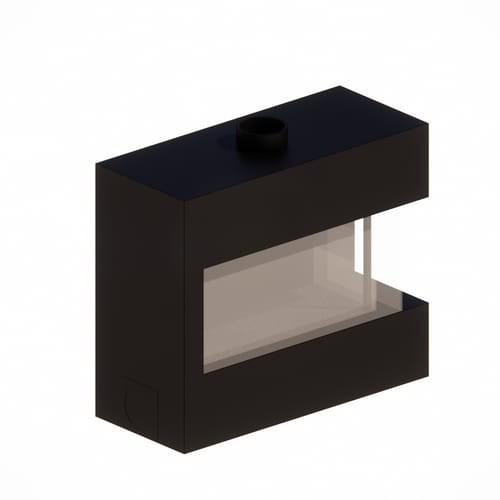 preview of A-7-FR-72: Blaze Series 7' x 72" Front and Right View Gas Fireplace
