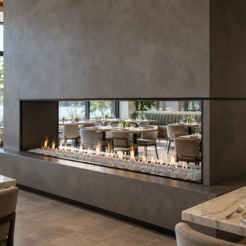 BLAZE See-Through Open Gas Fireplace Series preview 1