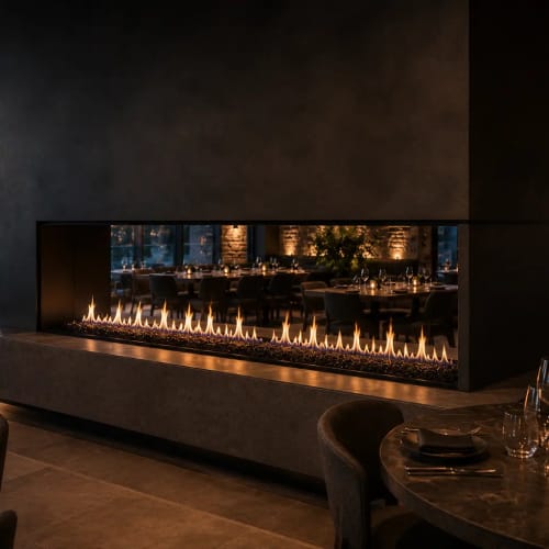 BLAZE See-Through Open Gas Fireplace Series preview 2