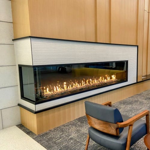 Front & Left Gas Fireplaces