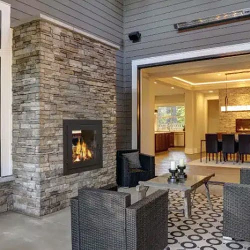 Indoor/Outdoor Wood Burning Fireplaces preview 1