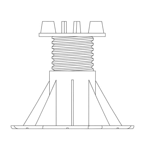 SB Adjustable Pedestal Supports: SB-5 preview 1