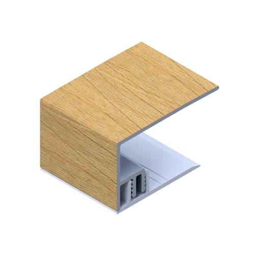 2PC Quick Click Soffit J-Trim 2" (Laminated Version)