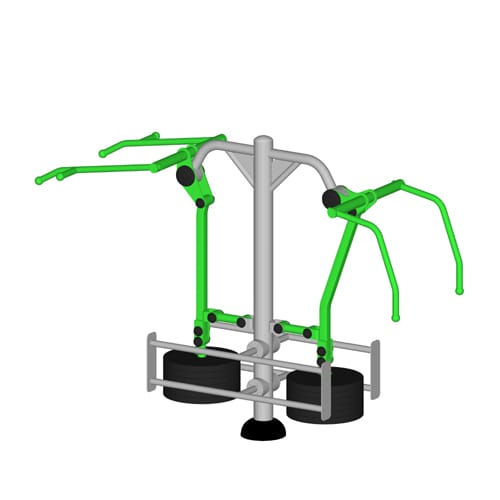 ExoFit: Wheelchair Accessible Chest / Lat Combo preview 1