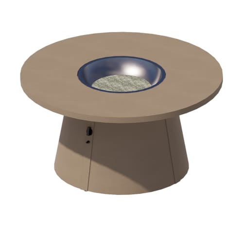 Cirvalo Round Gas Fire Pit Table 48" (CIR-48)