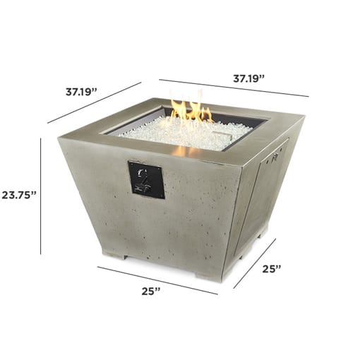 Cove 37" Trapezoid Gas Fire Pit preview 4