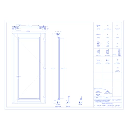 French Door: Single (FD9050) Inswing