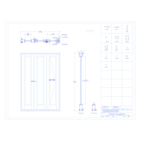 Bifold Door: BF1199A (3-0)