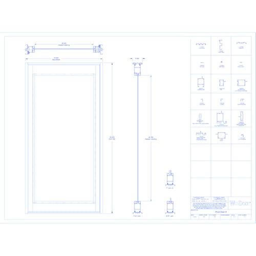 Pivot Door: PV9998A