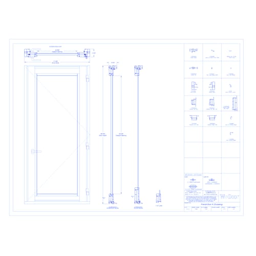 French Door: Single (FD9050) Outswing