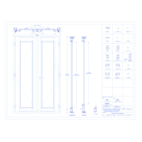 French Door: Double (FD9050) Outswing