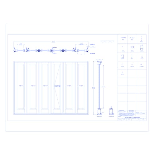 Bifold Door: BF1199A (3-3)
