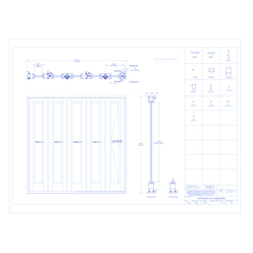 Bifold Door: BF1199A (5-0)