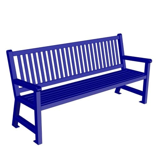 (112-6) Steel Bench, 6', Fully Welded, Surface Mount  preview 1