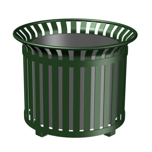 (224-26T) Planter, Round, Flared Top, 26" Tall, with Steel Liner  preview 1