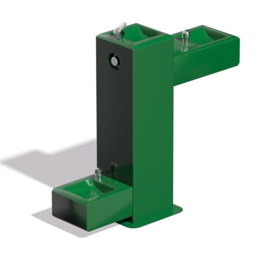 (350020) Drinking Fountain, Triple Basin (Standard, Accessible and Dog)  preview 1
