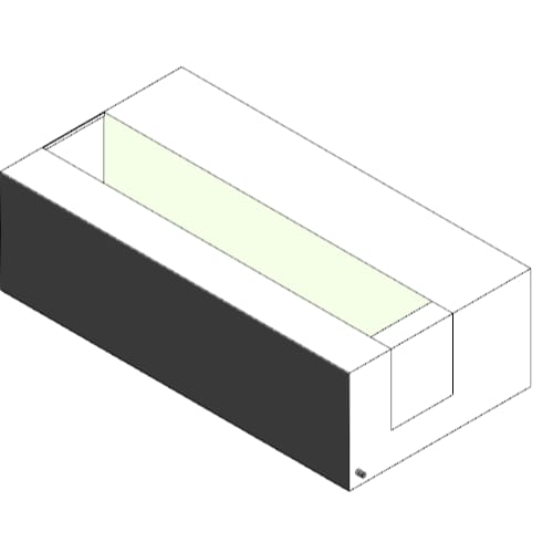 preview of Custom 5' Corner L/R - PRODIGY Series (PCCL/R5) Light Commercial Gas Fireplace