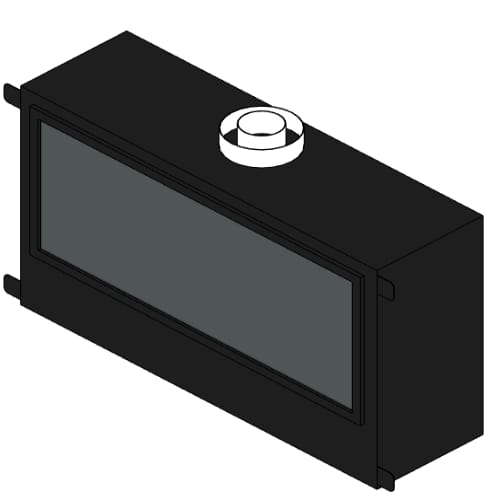 36" Single Sided - DELRAY Series (DRL3613-2) Residential Gas Fireplace
