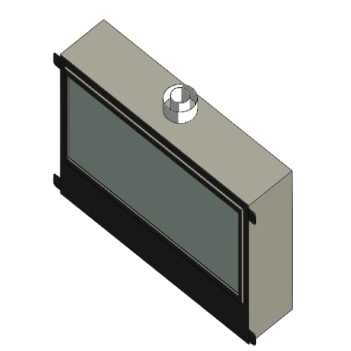 48" Single Sided - DELRAY Series (DRL4813-2) Residential Gas Fireplace