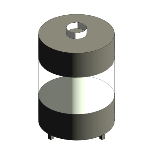 Custom Round - CR Series (CR324) Commercial Gas Fireplace