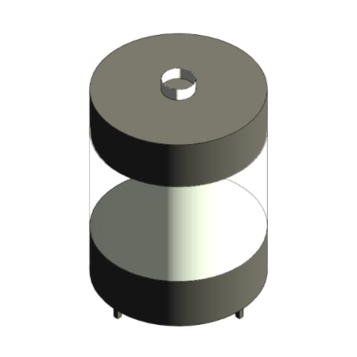 Custom Round - CR Series (CR536) Commercial Gas Fireplace