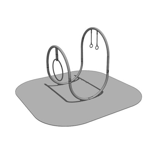 Aerial Loops Duo - 1 Hoop, 1 Rings