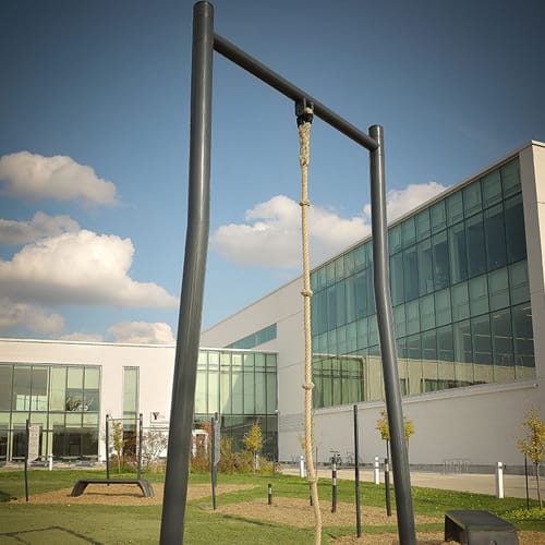 Fitness Equipment: Rope Climbing