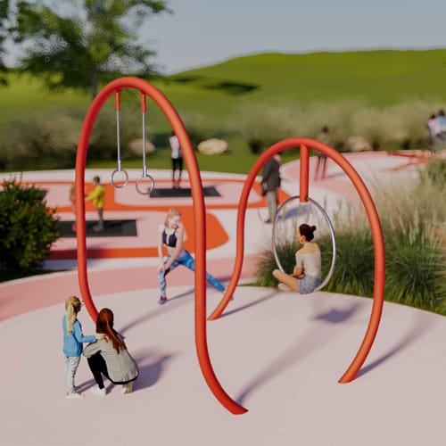 Aerial Loops Duo – 1 Hoop, 1 Rings preview 1