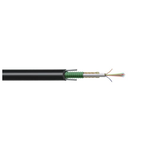 Cable: Underground Duct Metallic Uni-Tube 2F-24F Single Sheath - ECCS Tape - Armored