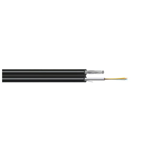 Cable: Aerial Fig-8 (Metallic-Messenger Wire) Uni-Tube 2F-24F Single Sheath